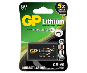 BATTERY GP CR-V9 LITHIUM 9V