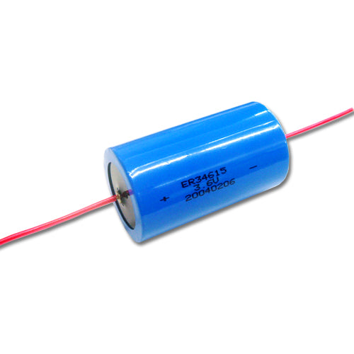 BATTERY LITHIUM 3.6V D19A EM34615M SOLDER LEAD