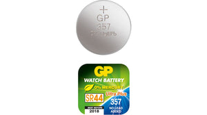 BATTERY BUTTON SILVER OXIDE 357 1.5V GP