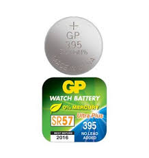 BATTERY BUTTON SILVER OXIDE 395 1.5V