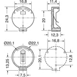 BATTERY CASE FOR CR2032