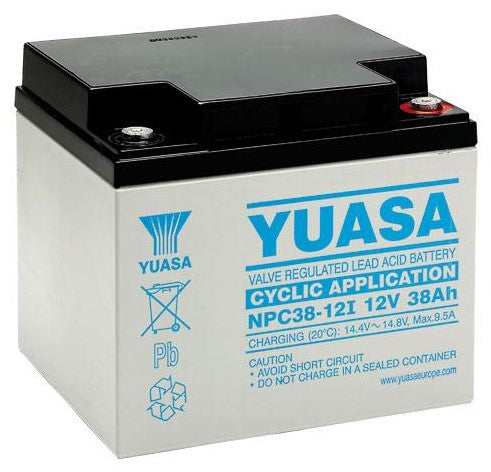 BATTERY LEAD ACID NPC 12V 38A YUASA L197xW165xH170