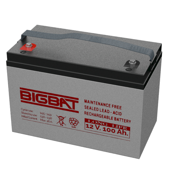 BATTERY LEAD ACID 12V 100A EXTRACEL330xW171xH215MM