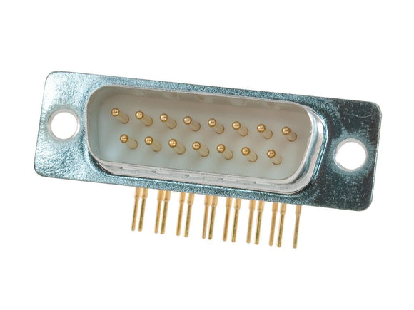 D TYPE CONNECTOR 15 POLE SOCKET 90°