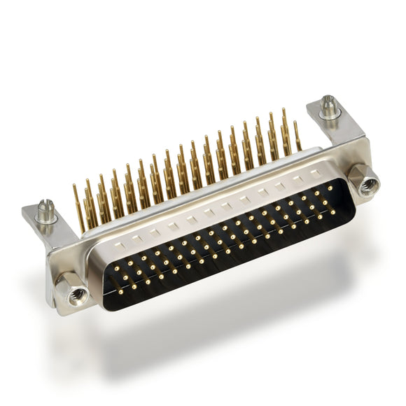 D TYPE CONNECTOR 50 POLE PLUG 90°