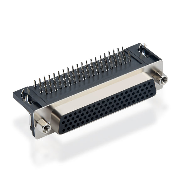 D TYPE CONNECTOR 50POLE SOCKET 90°