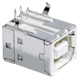 USB SOCKET B TYPE PCB 90°