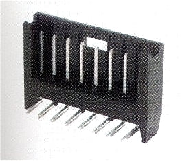 PCB CONNECTOR 2.54mm  6 POLE 90''