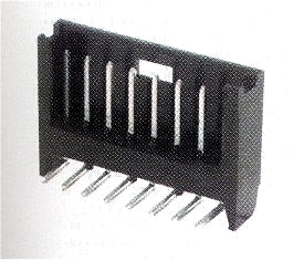 PCB CONNECTOR 2.54mm  9 POLE 90°