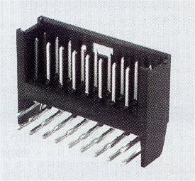 PCB CONNECTOR 2.54mm 8 POLE x2 90°
