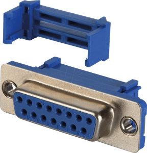 D CONNECTOR SOCKET 15 POLE FLAT C