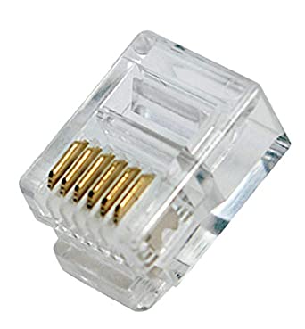 MODULAR PLUG RJ12 6 POLE 6 CONTACT