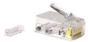 MODULAR PLUG RJ45 CAT6 UTP SOLID LAN PKT 10