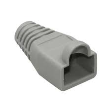 STRAIN RELIEF FOR RJ45 PKT OF 10 GREY