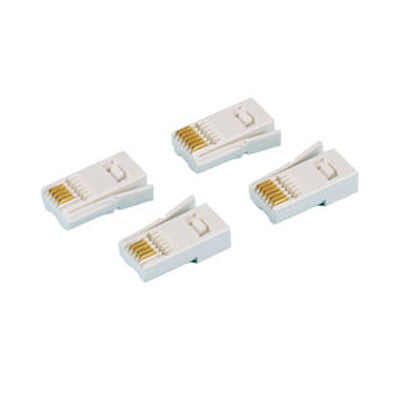 BT PLUGS 4WAY WHITE PKT OF 10