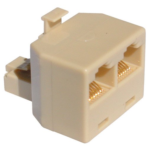 ADAPTOR RJ45 PLUG TO 2xRJ45 SOCKET