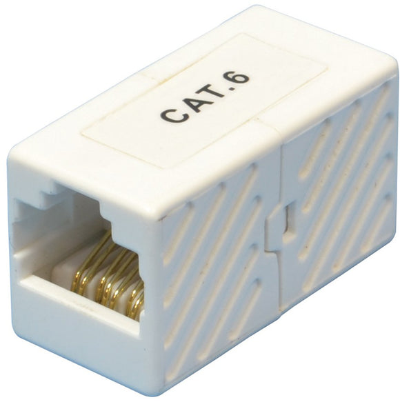 THROUGH COUPLER RJ45-RJ45 SOCKET CAT 6 FUSION