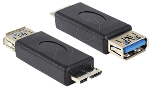 ADAPTOR USB 3.0A SOCKET - USB MICRO 3.0B PLUG