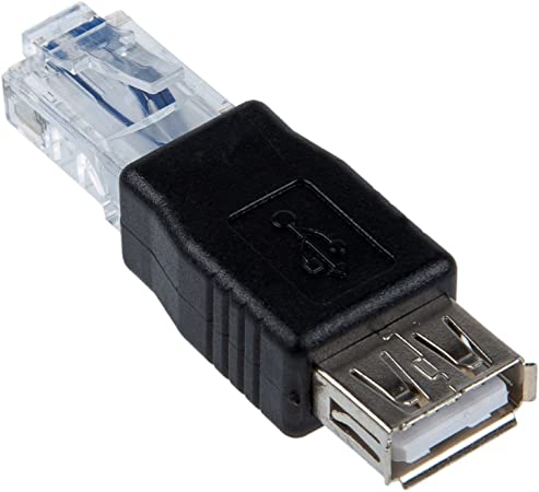 ADAPTOR USB A SOCKET - RJ45 PLUG