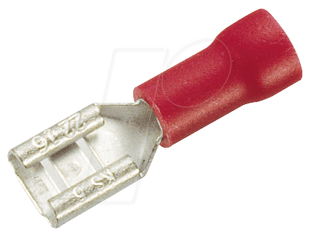 SLIDER SOCKET SINGLE RING 6.35mm RED