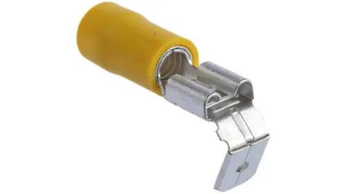 SLIDER SOCKET/PLUG 6.3mm YELLOW