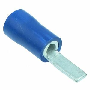 CRIMP TERMINAL FLAT 2.5mm BLUE