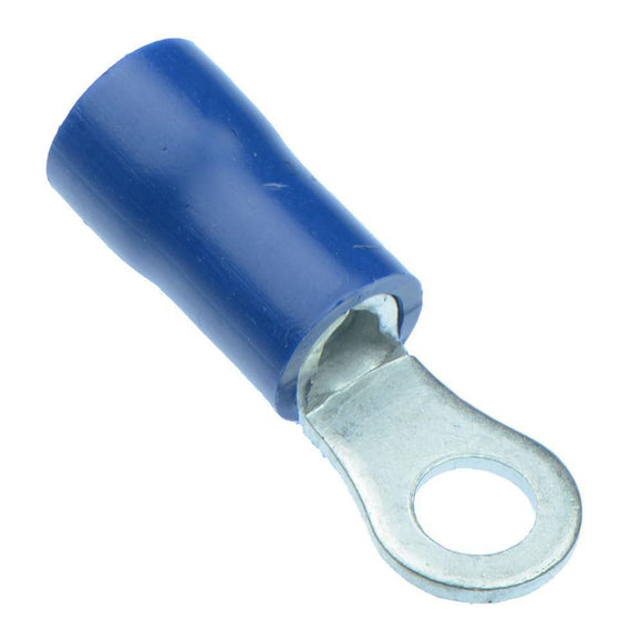 CRIMP TERMINAL RING BLUE 3.7mm FLEXICON