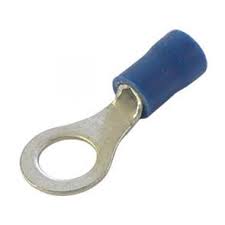 CRIMP TERMINAL RING BLUE  5.3mm