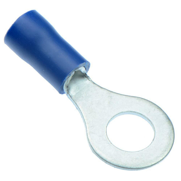 CRIMP TERMINAL RING BLUE 8.4mm FLEXICON