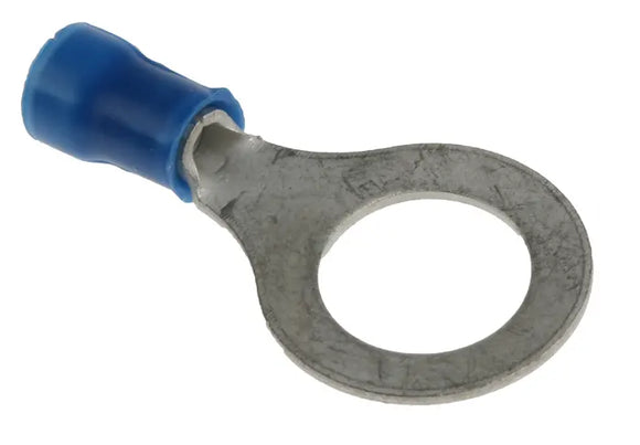 CRIMP TERMINAL RING BLUE 10.5mm FLEXICON