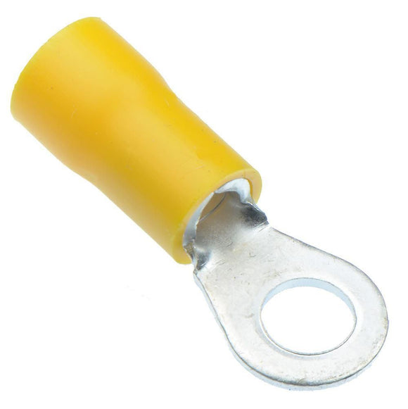 CRIMP TERMINAL RING YELLOW 5.3mm FLEXICON