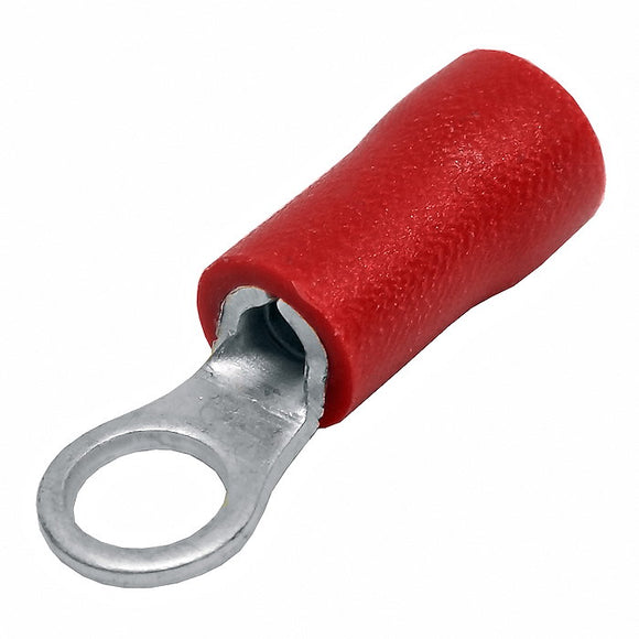 CRIMP TERMINAL RING RED 3.7mm