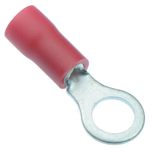 CRIMP TERMINAL RING RED   5.3mm FLEXICON