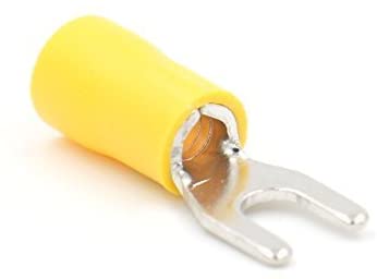 CRIMP TERMINAL SPADE YELLOW 4.3mm FLEXICON