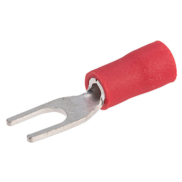 CRIMP TERMINAL SPADE RED 3.5mm FLEXICON
