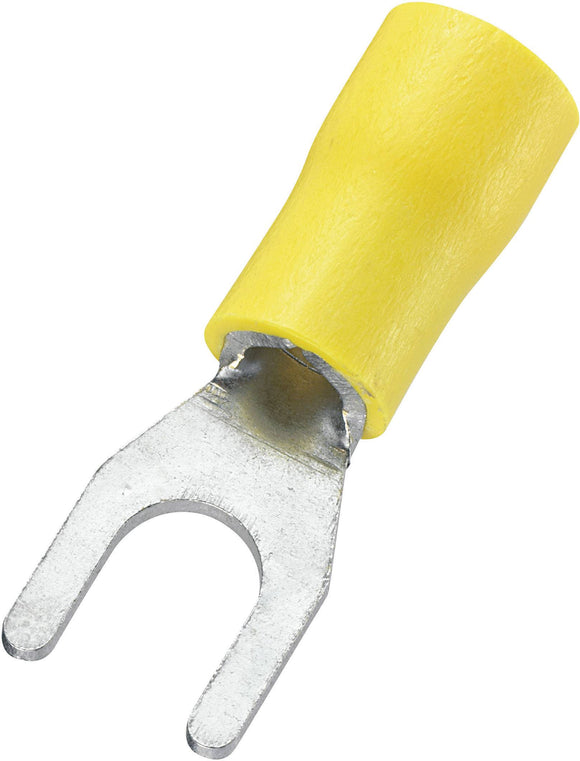 CRIMP TERMINAL SPADE YELLOW 5.3mm FLEXICON