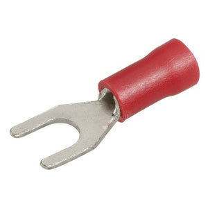 CRIMP TERMINAL SPADE RED 4.3mm FLEXICON