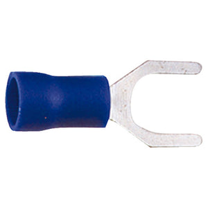 CRIMP TERMINAL SPADE BLU  6.5mm FLEXICON