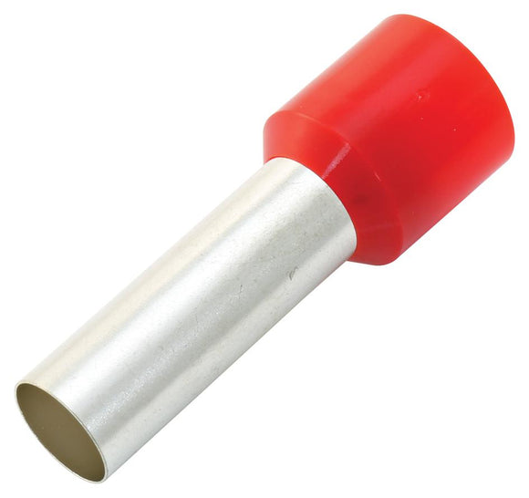 FERRULES FRENCH 1.0mm  RED vide 26.2372