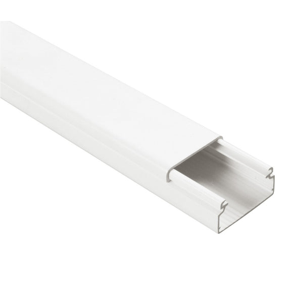 TRUNKING PVC 30x15mm x 2M WHITE POLYPOOL