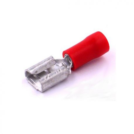 SLIDER SOCKET DOUBLE RING RED 4.8mm5