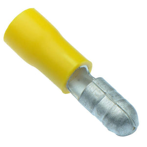 BULLET PLUG DOUBLE RING YELLOW 5mm
