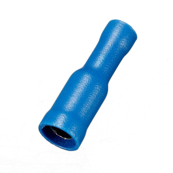 BULLET SOCKET DOUBLE RING BLUE 4mm