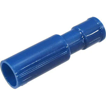 BULLET SOCKET DOUBLE RING FULLY INSUL BLUE 4mm