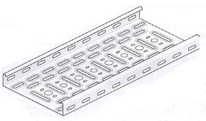 PERFORATED CABLE TRAY 35x100x1mm 3M