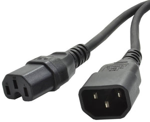 LEAD IEC C14 PLUG - IEC C15 SOCKET 3M