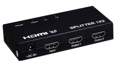 HDMI SPLITTER 1X2 1.4A FULL HD 1080P