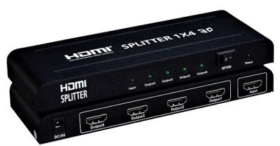 HDMI SPLITTER 1X4 1.4B ULTRA HD 4K