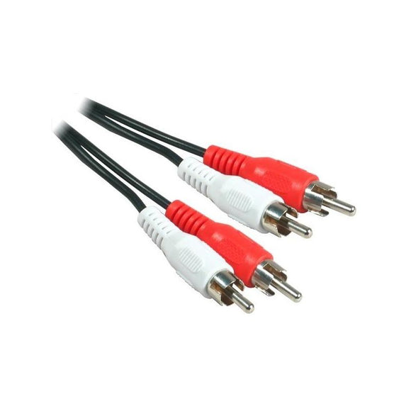 LEAD 2xRCA PLUG-2xRCA PLUG 3M FLEXICON