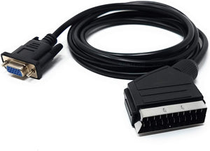 LEAD SCART PLUG - 15 PIN HD PLUG